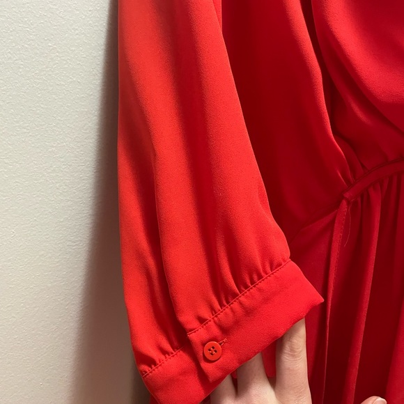 Red Lucky Brand Dress - Size M - Like New - Picture 4 of 6